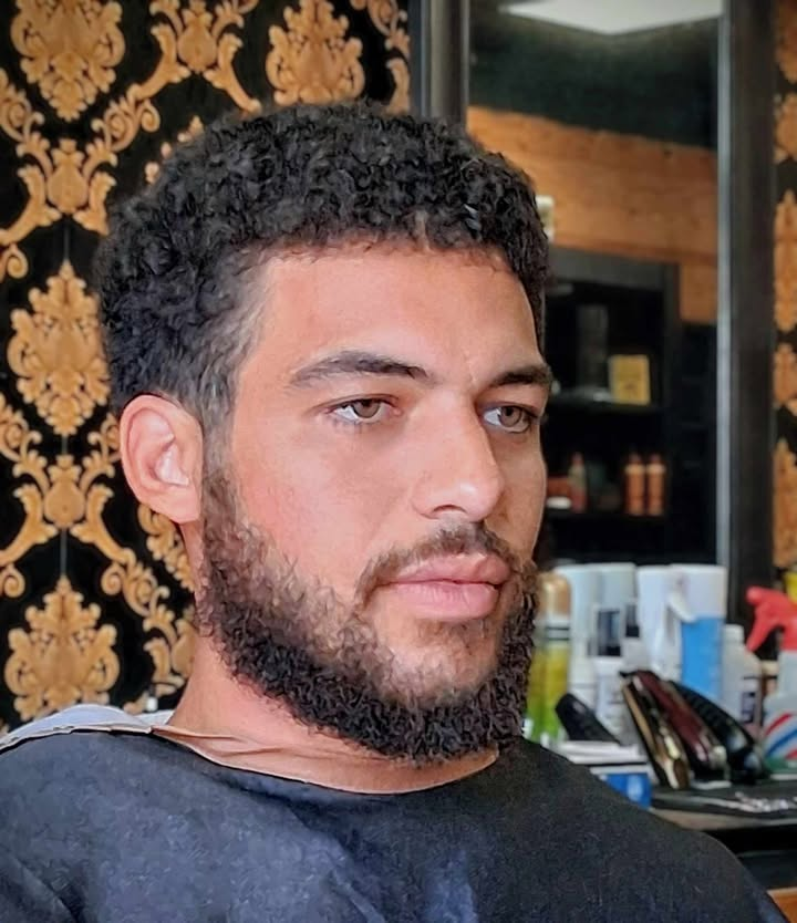 Curly hair specialist and beard lineup in Wilson