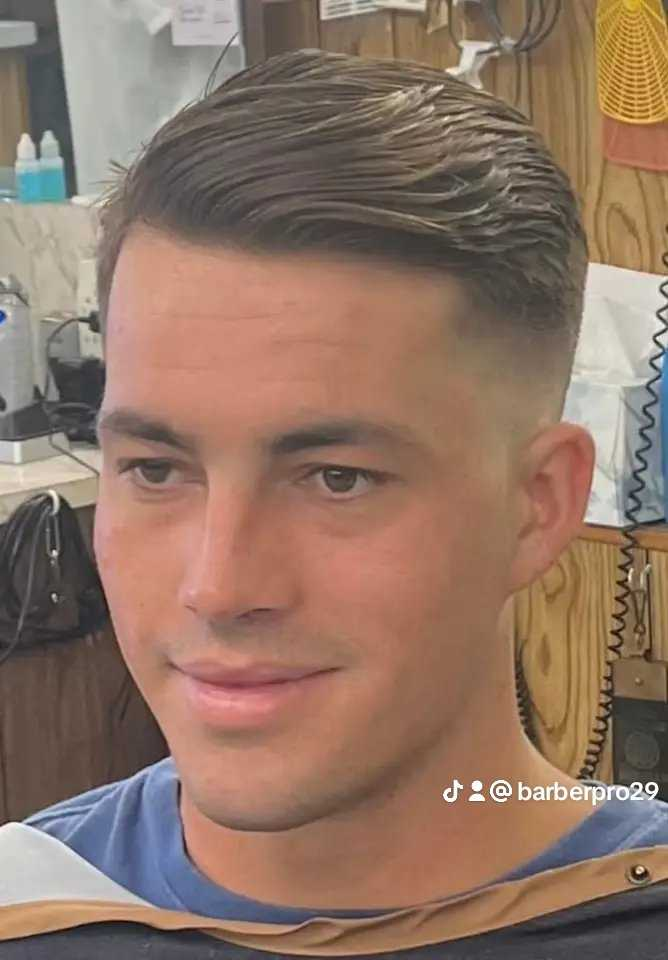 Rocky Mount client with textured skin fade haircut